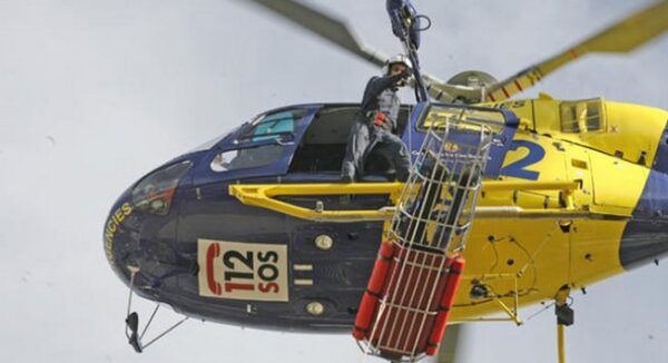 Simulacro de rescate en el teleférico de Fuente Dé